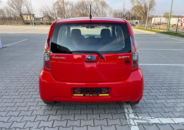 Subaru Justy cena 12500 przebieg: 180000, rok produkcji 2009 z Czarna Woda małe 79